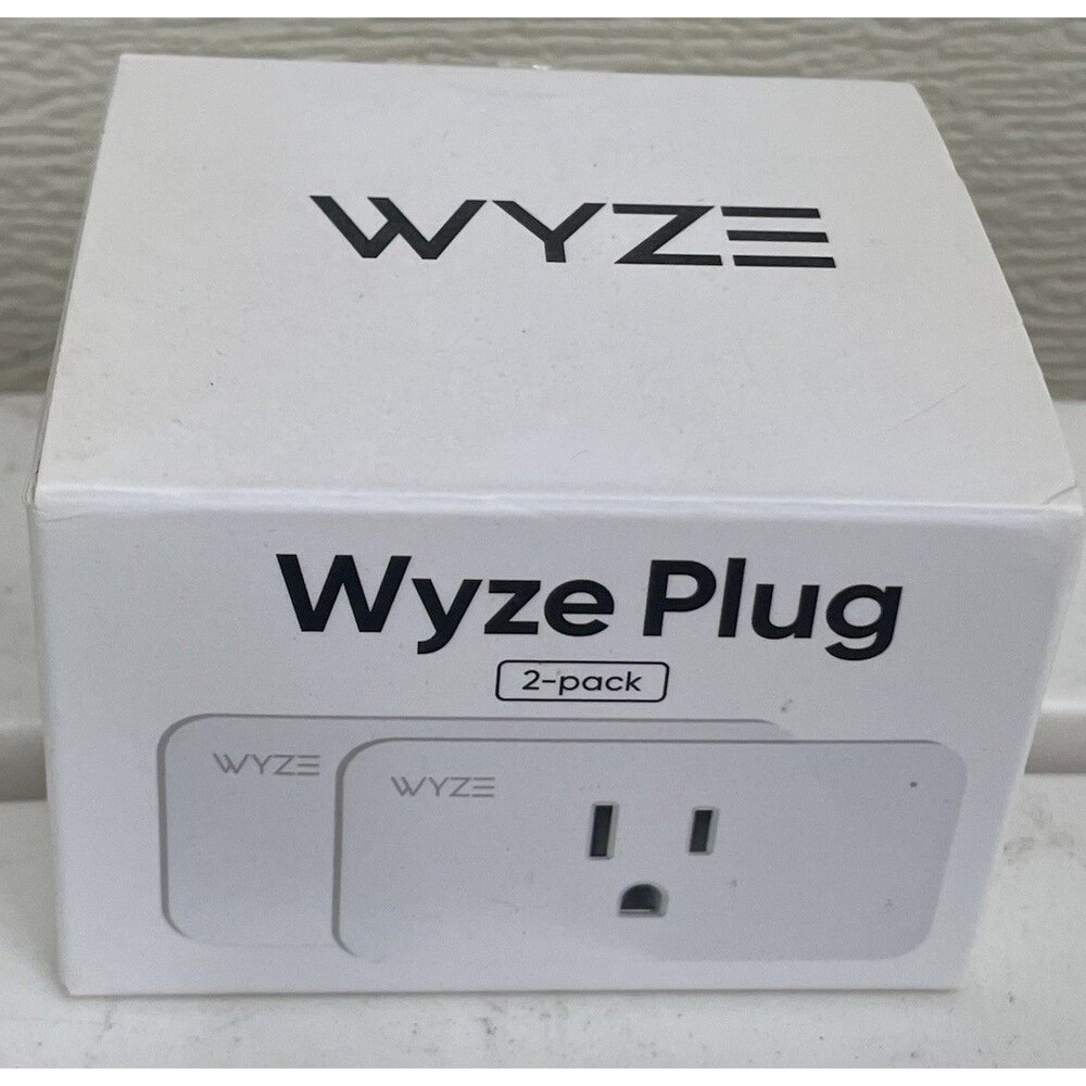 Wyze WLPP1CFH Smart Plug - White (2 Pack)